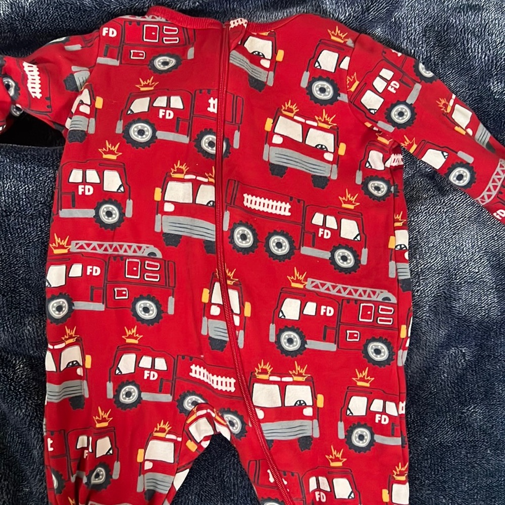 Baby onesie fire truck to small for my kid